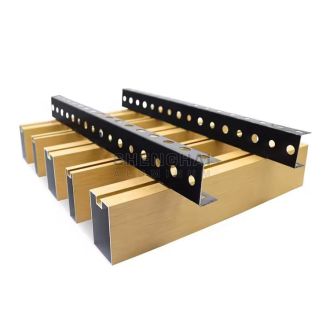 Techos de Aluminio con Deflectores Cuadrados