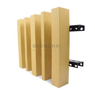 Techos de Aluminio con Deflectores Cuadrados