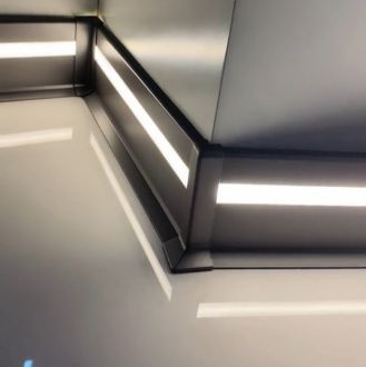 Rodapié LED eficiente y estético