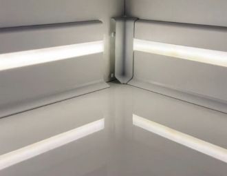 Rodapié LED eficiente y estético