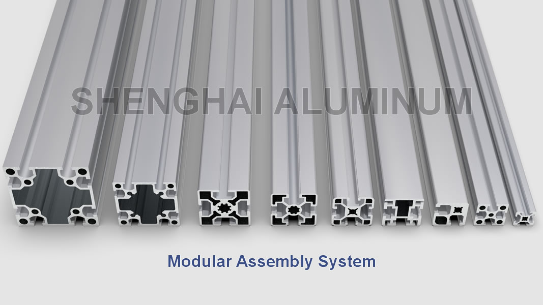 Perfiles de aluminio del sistema de montaje modular T-Slot