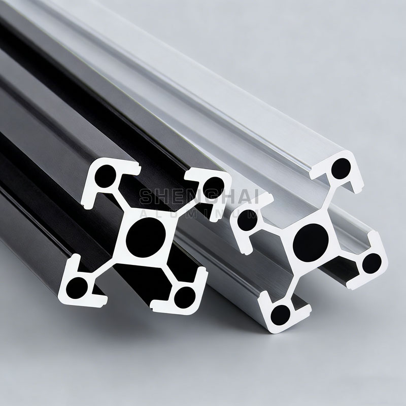 T slotted aluminum for assembly line